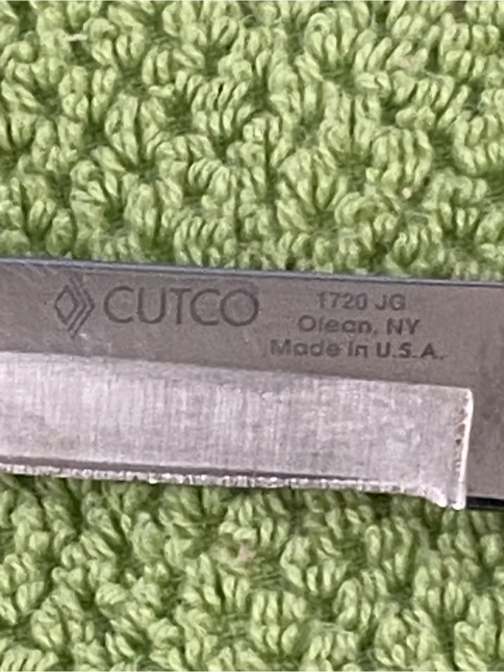 Cutco Paring Knife 1720 JG